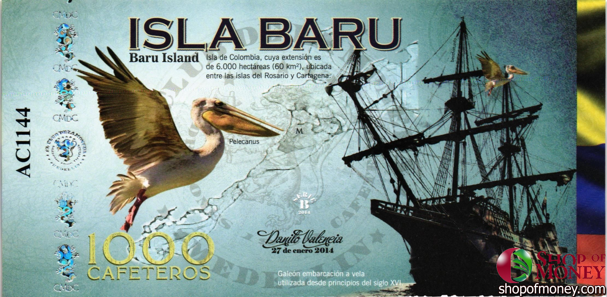 КОЛУМБИЯ КАФЕТЕРОС (ОСТРОВА КОЛУМБИИ) мини 7