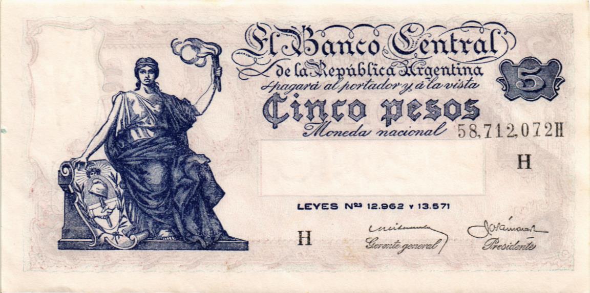 АРГЕНТИНА 5 ПЕСО