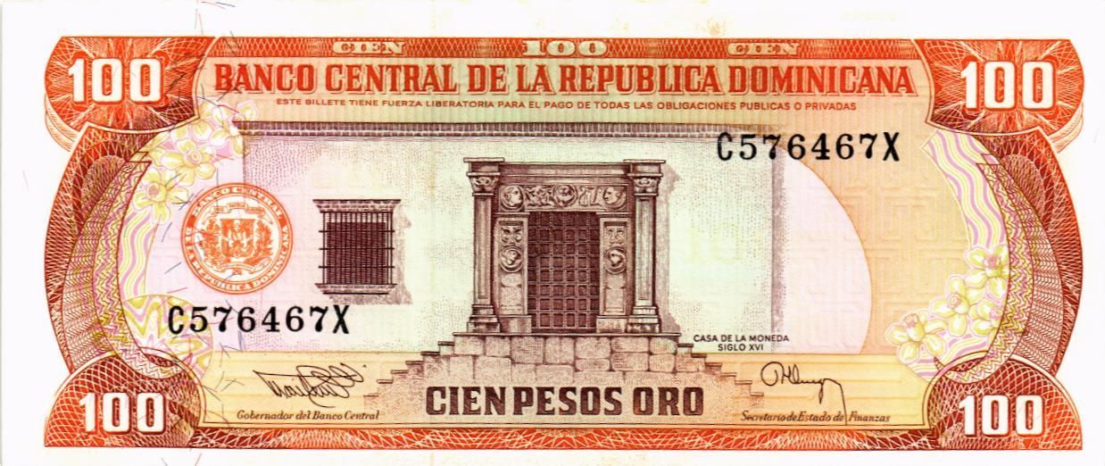 ДОМИНИКАНСКАЯ РЕСПУБЛИКА 100 ПЕСО мини 1