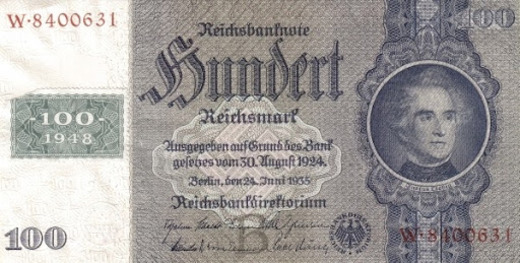 100 DM 1948 года