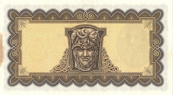 реверс банкноты ирландской