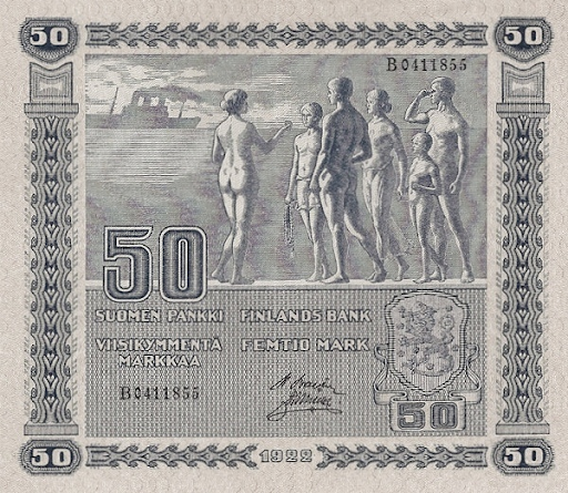 финляндские старинные купюры