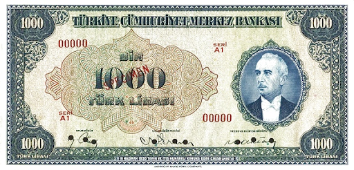 1000 лир как выглядит