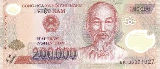 номинал двести тысяч донгов