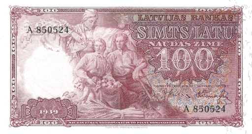 какие дензнаки в обращении в Прибалтике