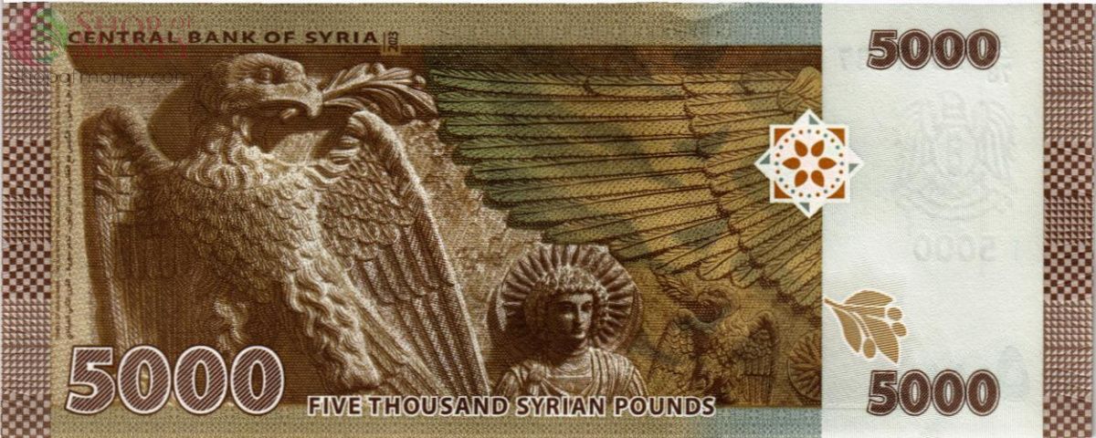 СИРИЯ 5000 ФУНТОВ 2