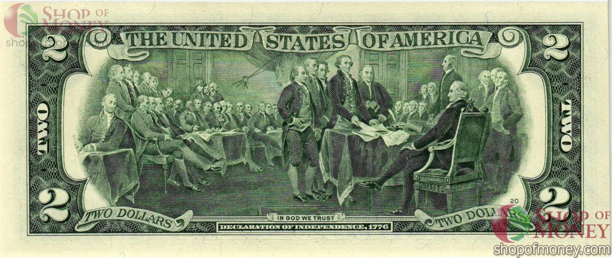 США 2 ДОЛЛАРА (A-Бостон) 2