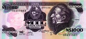 УРУГВАЙ 1000 ПЕСО 1