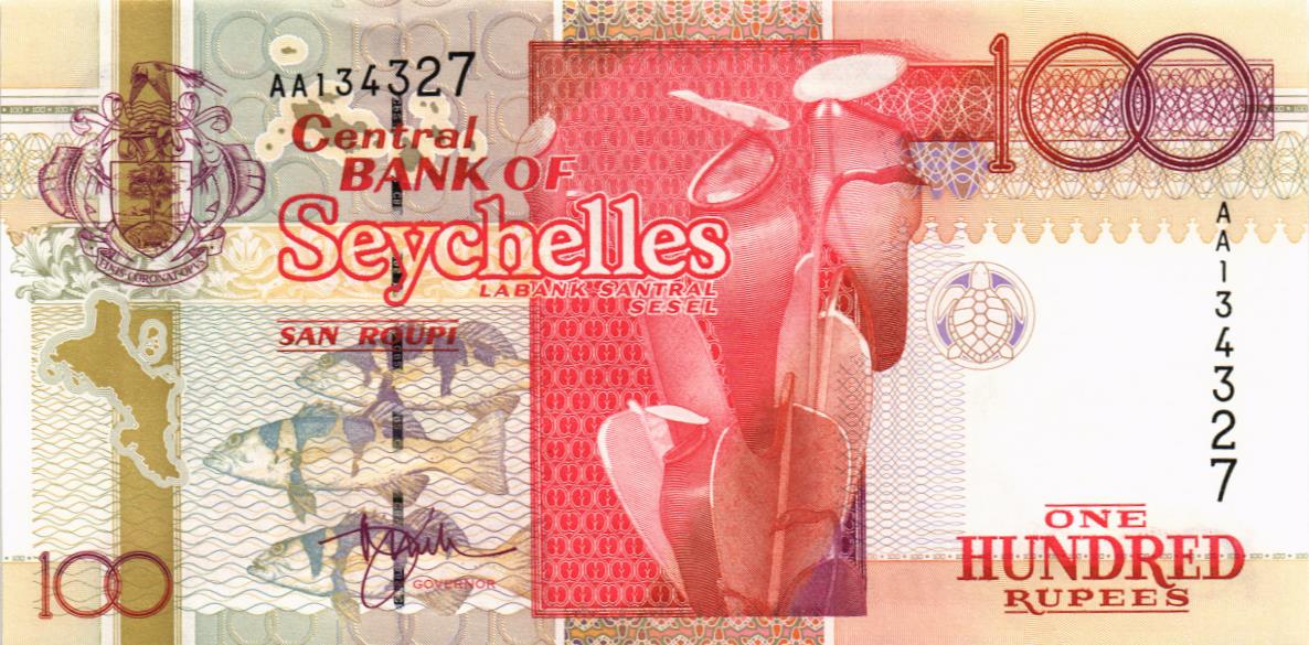 СЕЙШЕЛЬСКИЕ ОСТРОВА 100 РУПИЙ (-AA-) 1
