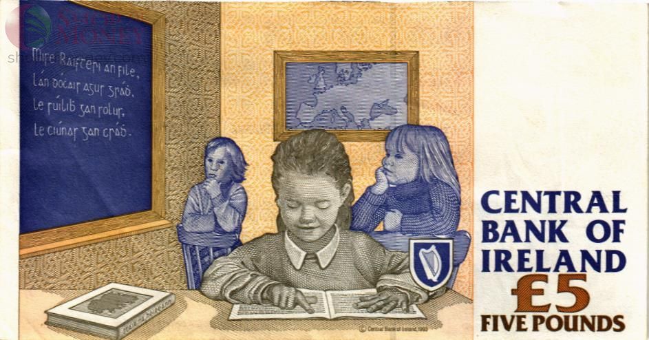 ИРЛАНДИЯ 5 ФУНТОВ (15.10.1999) 2