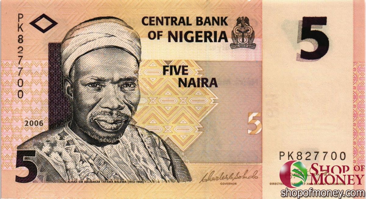НИГЕРИЯ 5 НАЙРА 1