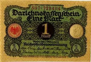 ГЕРМАНИЯ 1 МАРКА 1