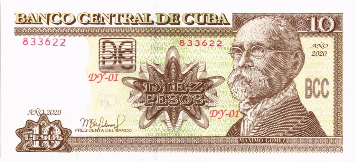 КУБА 10 ПЕСО 1