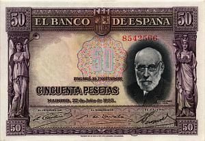 ИСПАНИЯ 50 ПЕСЕТ 1