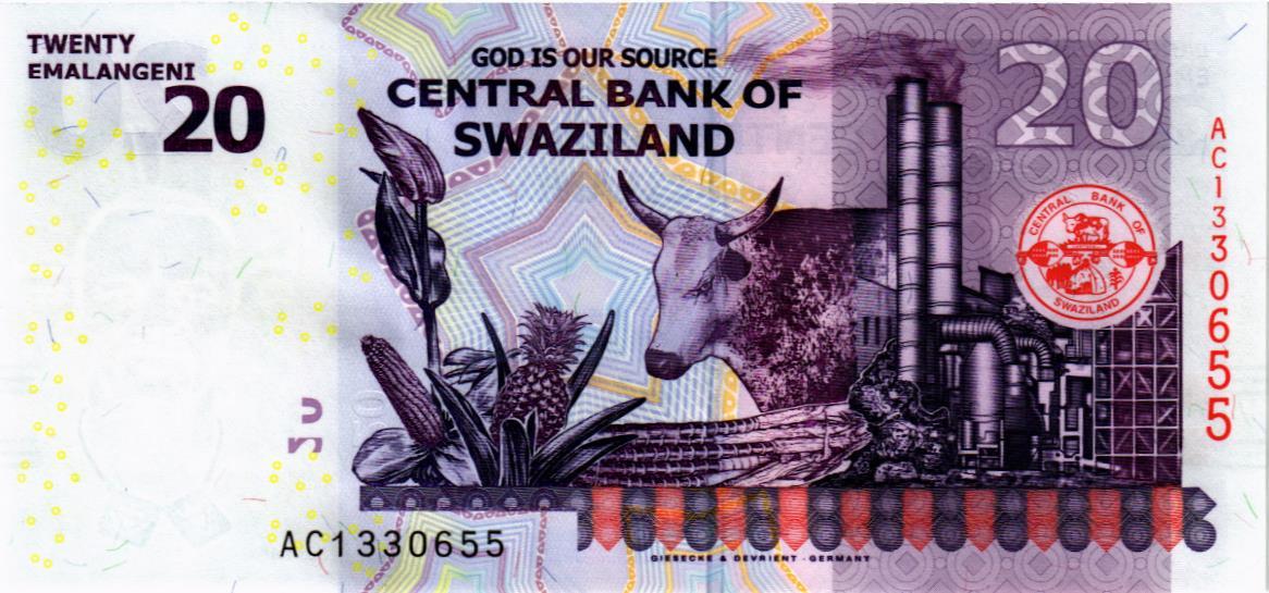 СВАЗИЛЕНД 20 ЭМАЛАНГЕНИ 2