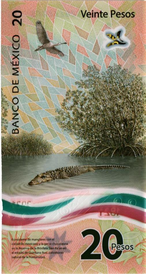 МЕКСИКА 20 ПЕСО (10.10.2022) 2
