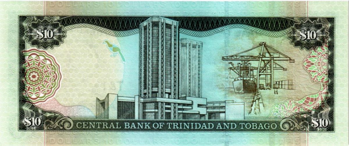 ТРИНИДАД И ТОБАГО 10 ДОЛЛАРОВ 2