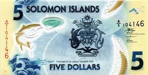 СОЛОМОНОВЫ ОСТРОВА 5 ДОЛЛАРОВ 1