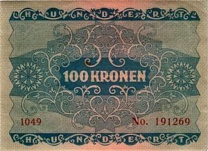 АВСТРИЯ 100 КРОН 2