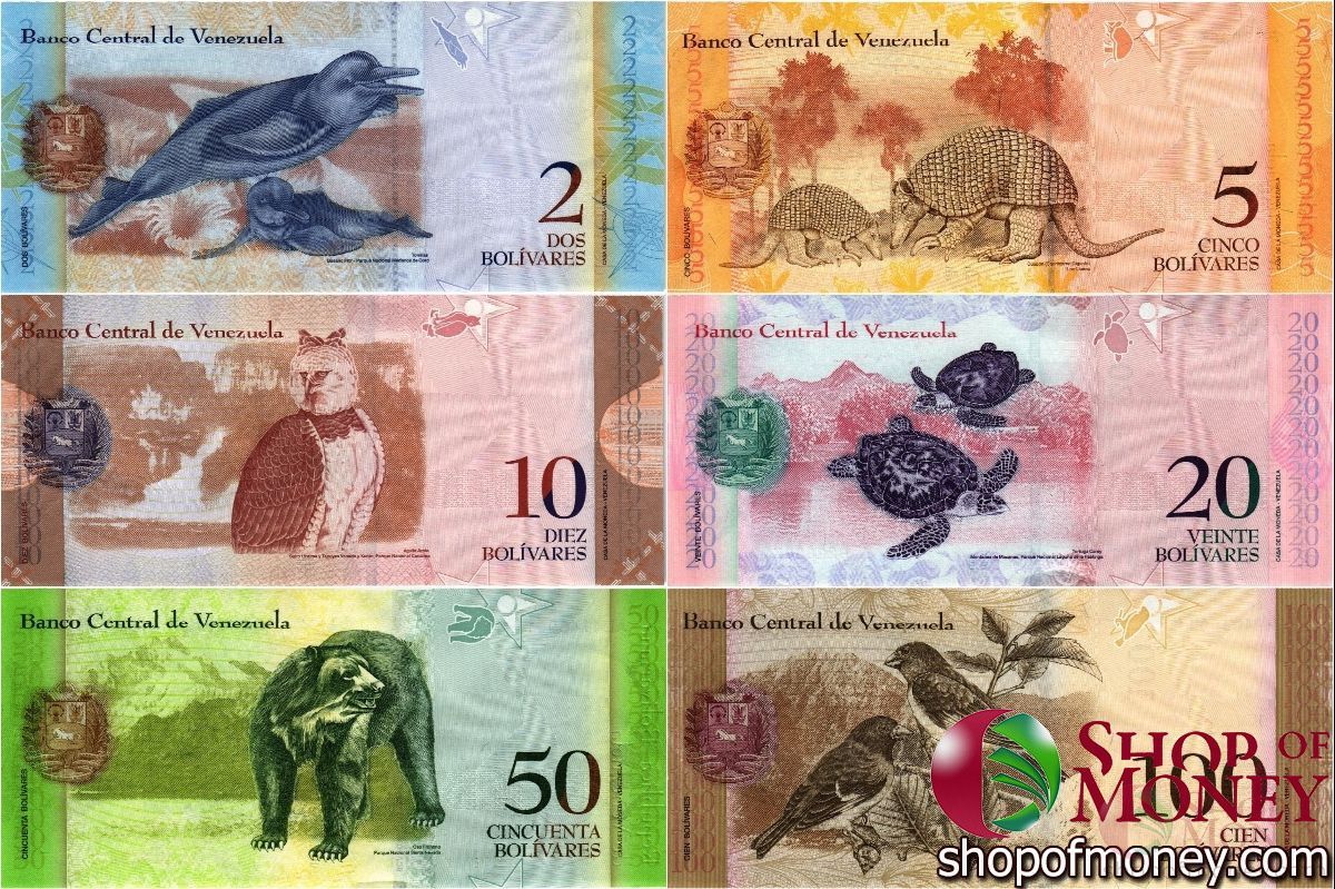 ВЕНЕСУЭЛА НАБОР ИЗ 21 БАНКНОТЫ 2
