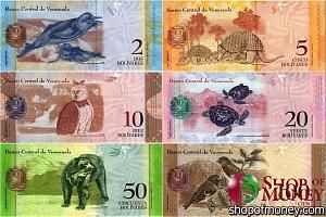 ВЕНЕСУЭЛА НАБОР ИЗ 21 БАНКНОТЫ 2