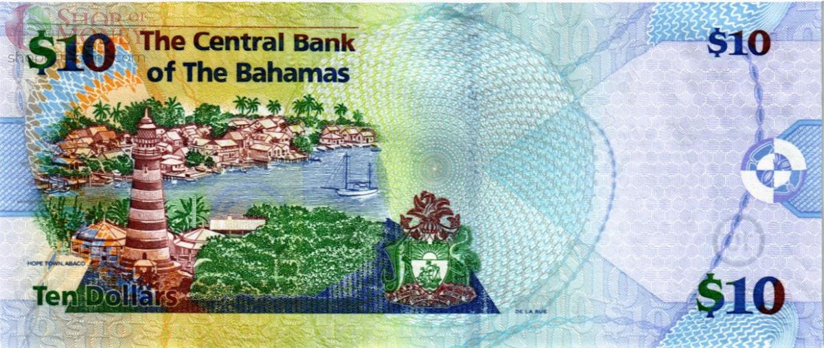 БАГАМСКИЕ ОСТРОВА 10 ДОЛЛАРОВ 2