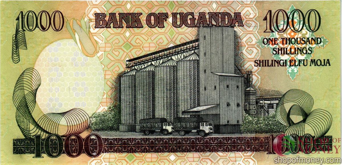 УГАНДА 1000 ШИЛЛИНГОВ 2