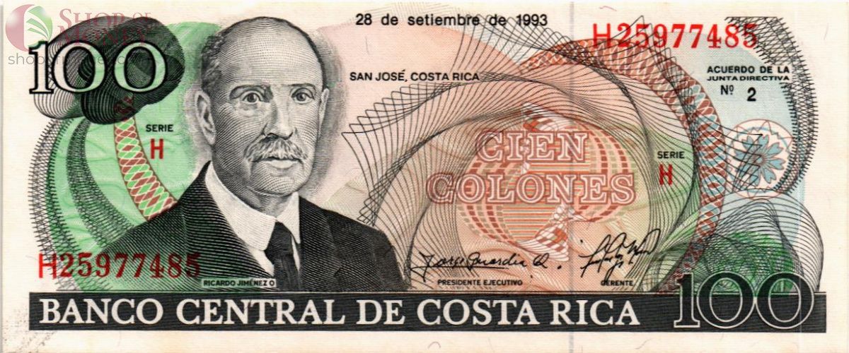 КОСТА-РИКА 100 КОЛОН 1