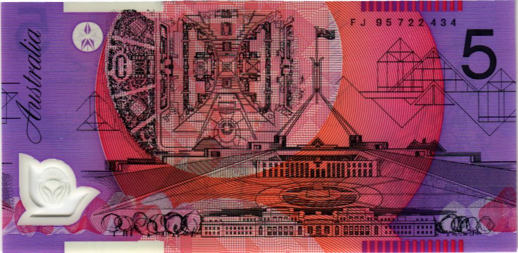 АВСТРАЛИЯ 5 ДОЛЛАРОВ 2