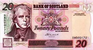 ШОТЛАНДИЯ 20 ФУНТОВ 1