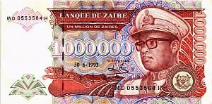 ЗАИР 1000000 ЗАИР 1