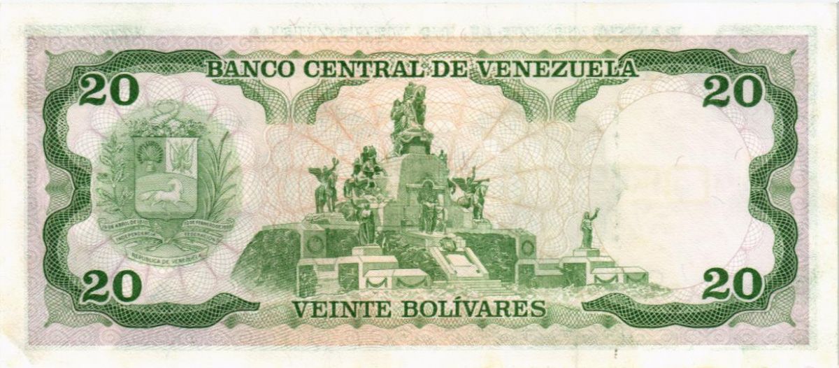 ВЕНЕСУЭЛА 20 БОЛИВАР 2