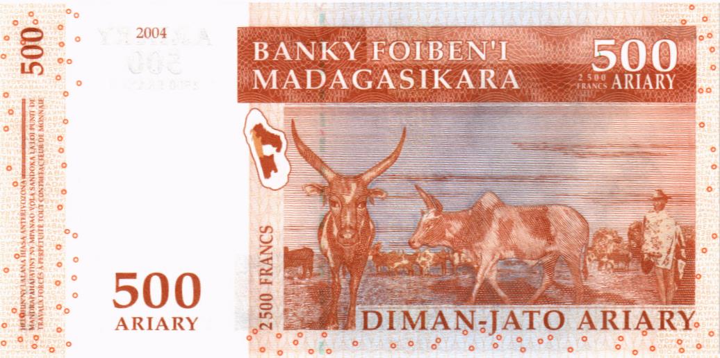 МАДАГАСКАР 500 АРИАРИ 2