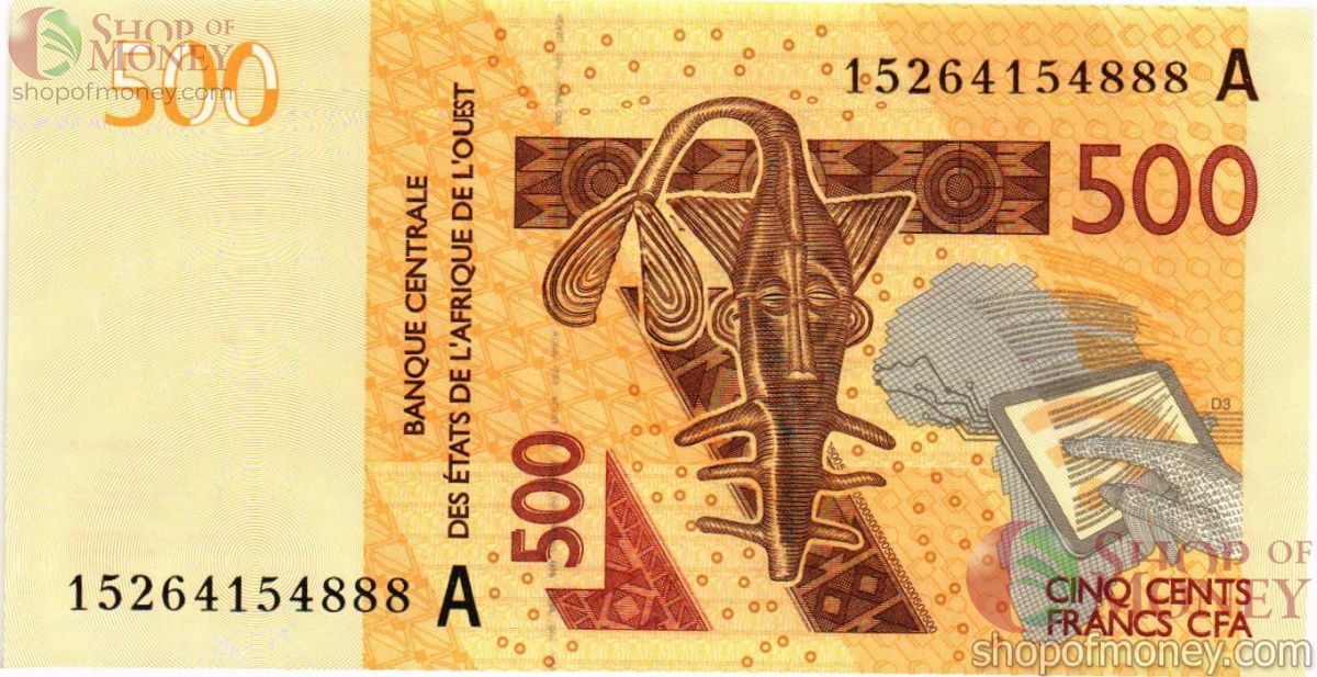 КОТ-Д'ИВУАР 500 ФРАНКОВ 1