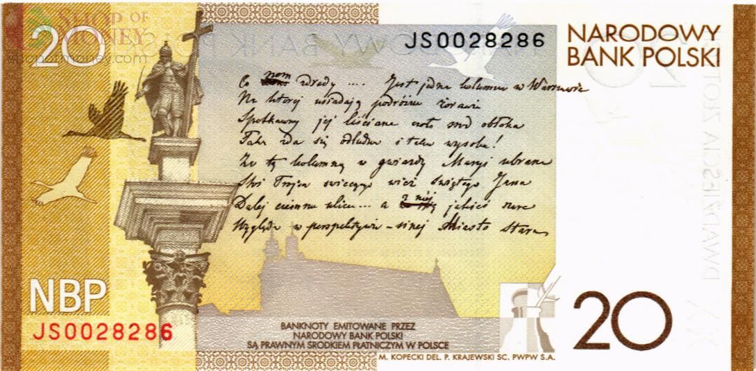 ПОЛЬША 20 ЗЛОТЫХ (В БУКЛЕТЕ) 3