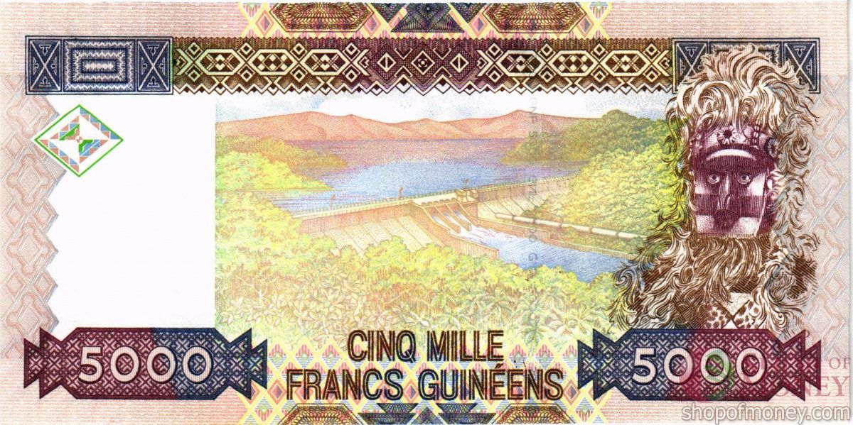 ГВИНЕЯ 5000 ФРАНКОВ 2