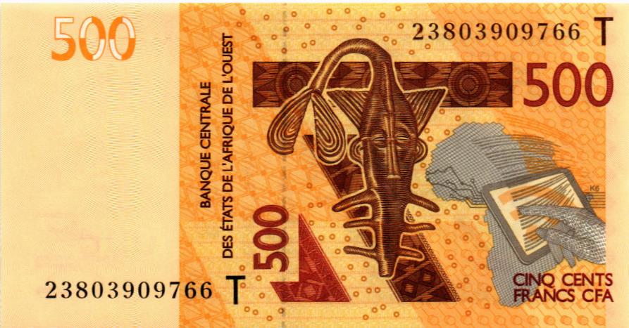 WAS - ТОГО 500 ФРАНКОВ (T) 1