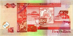 БЕЛИЗ 5 ДОЛЛАРОВ 2