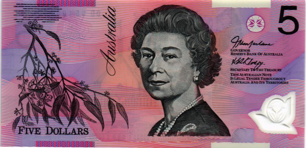 АВСТРАЛИЯ 5 ДОЛЛАРОВ 1