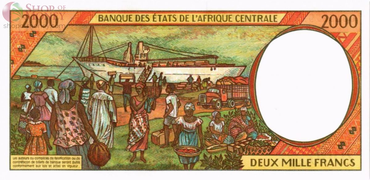 CAS - ГАБОН 2000 ФРАНКОВ (L) 2
