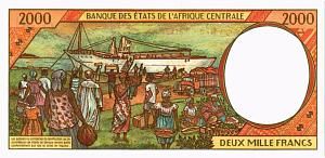 CAS - ГАБОН 2000 ФРАНКОВ (L) 2