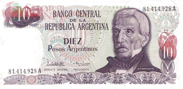 АРГЕНТИНА 10 ПЕСО 1