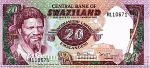 СВАЗИЛЕНД 20 ЭМАЛАНГЕНИ 1