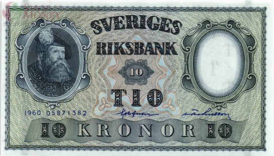 ШВЕЦИЯ 10 КРОН 1