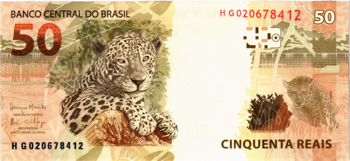 БРАЗИЛИЯ 50 РЕАЛ 2