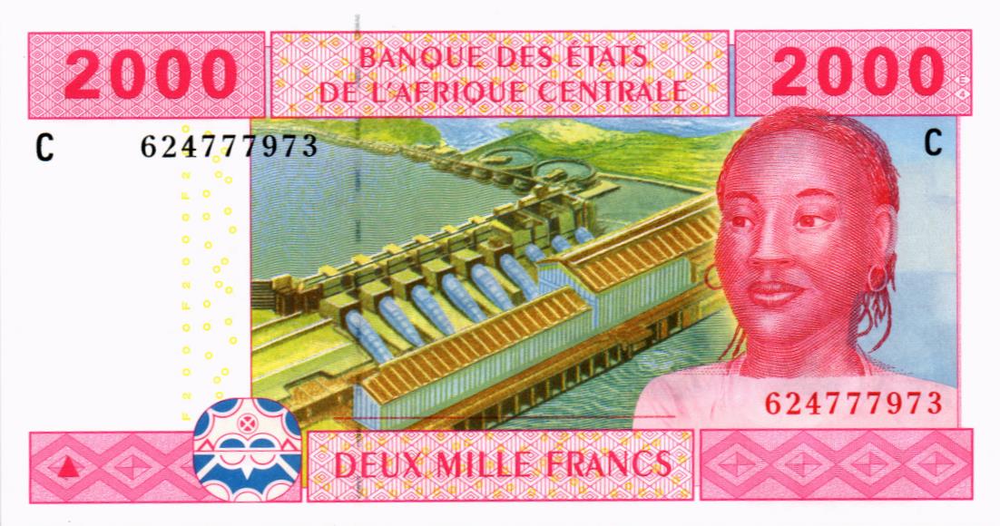 CAS - ЧАД 2000 ФРАНКОВ (C) 1