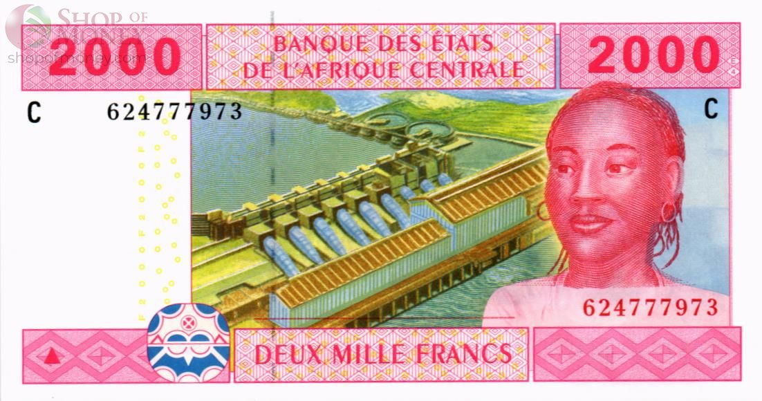 CAS - ЧАД 2000 ФРАНКОВ (C) 1