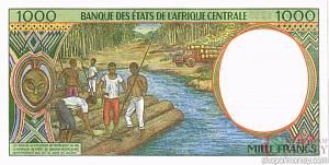 CAS - ЦАР 1000 ФРАНКОВ (F) 2