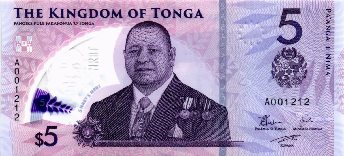 ТОНГА 5 ПААНГА #A001212 1