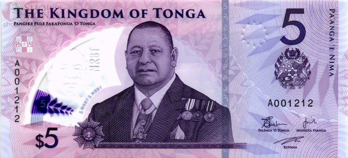ТОНГА 5 ПААНГА #A001212 1